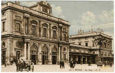 La gare de Reims